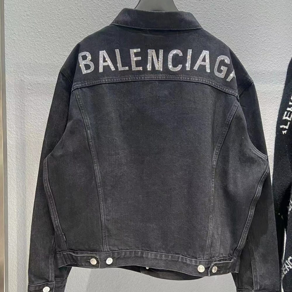 Balenciaga bling bling denim jacket